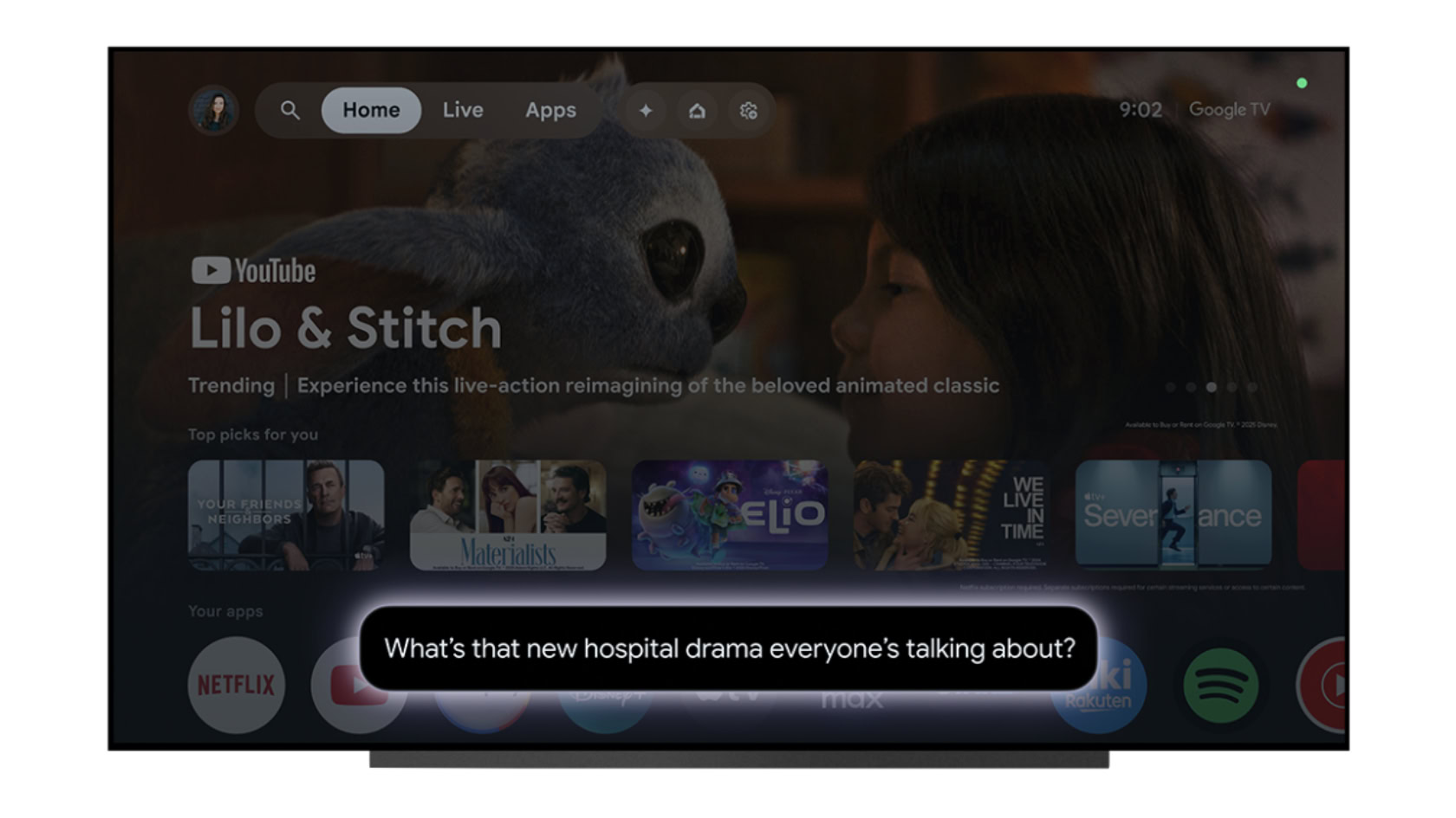Gemini brings voice control to Google TV settings, alongside other new features
