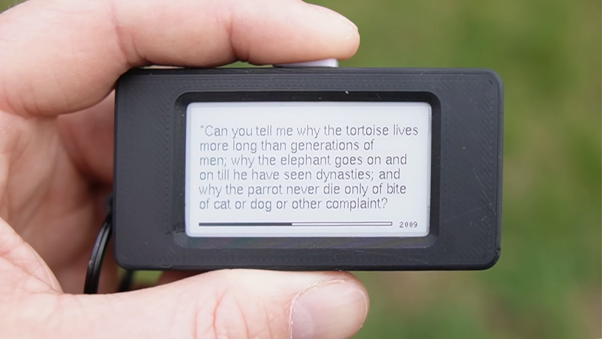 This is the tiniest e-reader in the world, and you can build one yourself